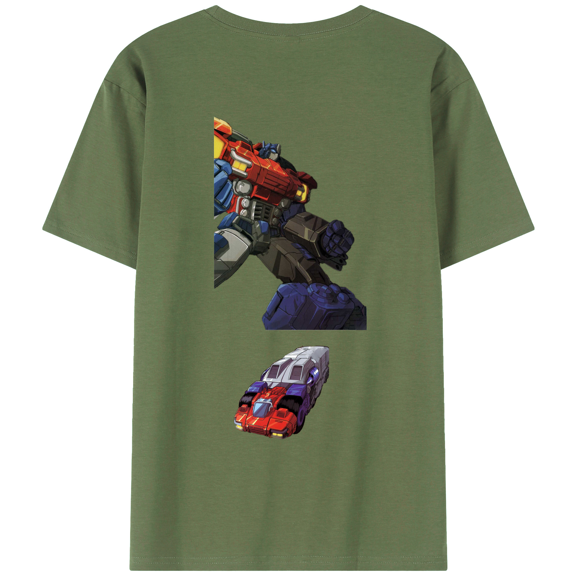 （画像用）  綿100％ メンズ半袖Tシャツ（バックプリント） 通気性